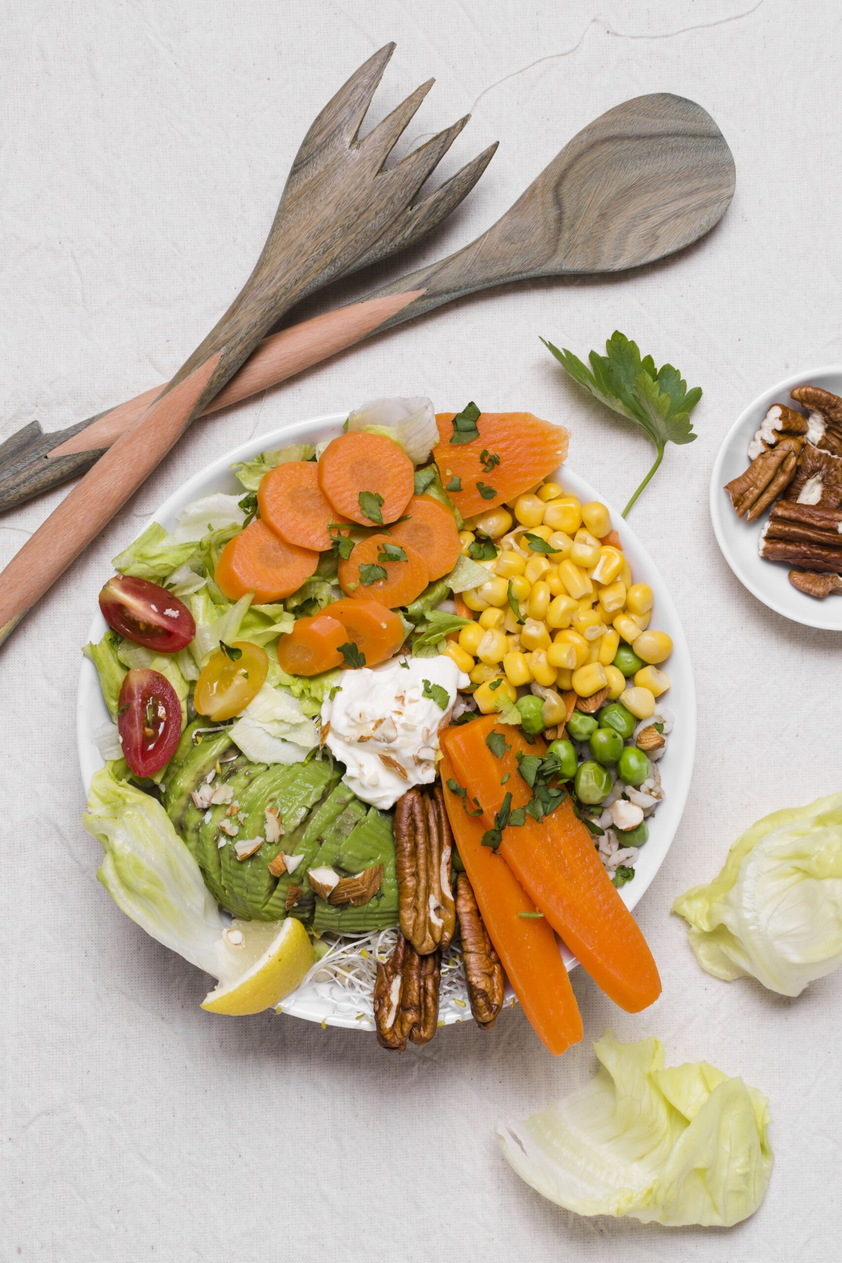 flat-lay-vegetables-walnuts
